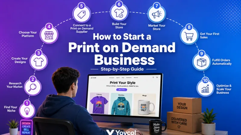 How to Start a Print on Demand Business in 2026 (Step-by-Step)