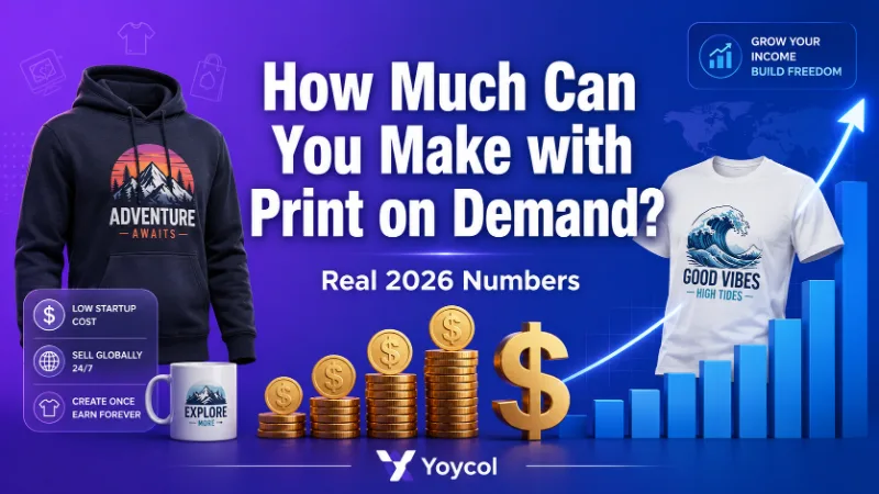 How Much Can You Make with Print on Demand? (Real 2026 Numbers)