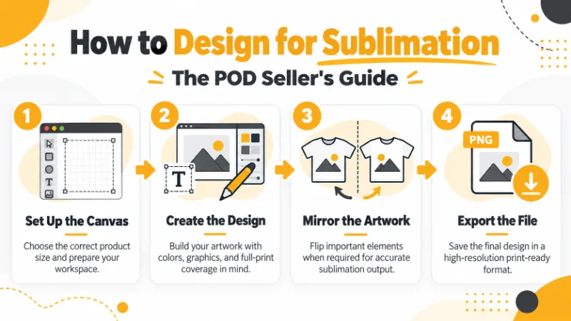 How to Design for Sublimation: The Complete POD Seller's Guide