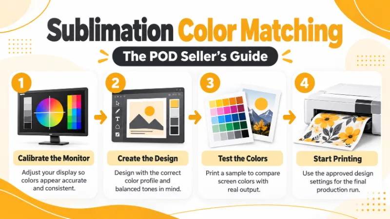 Sublimation Color Matching: The Complete POD Seller's Guide