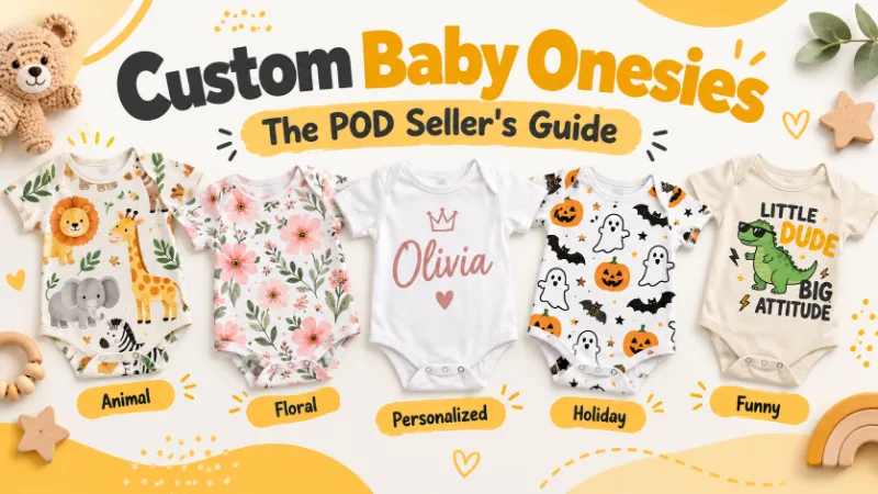 Custom Baby Onesies: The Complete POD Seller's Guide