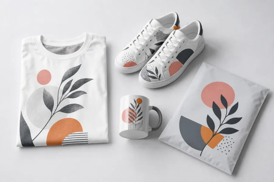 Custom products created from the collection