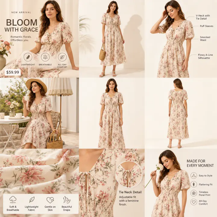 Dresses & Skirts: official Yoycol mockup suite template