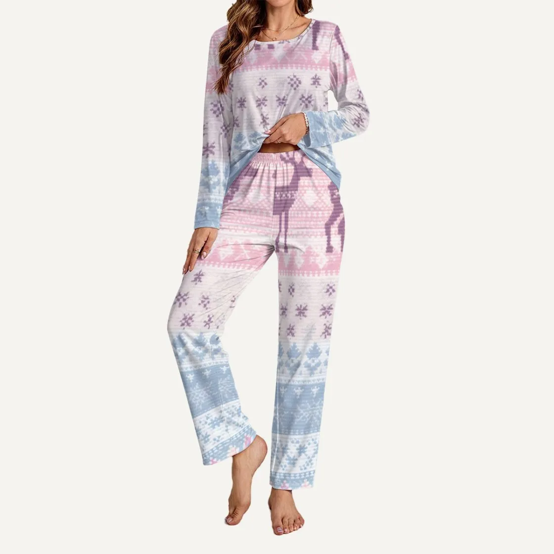 All-Over Print Women’s Loungewear Set