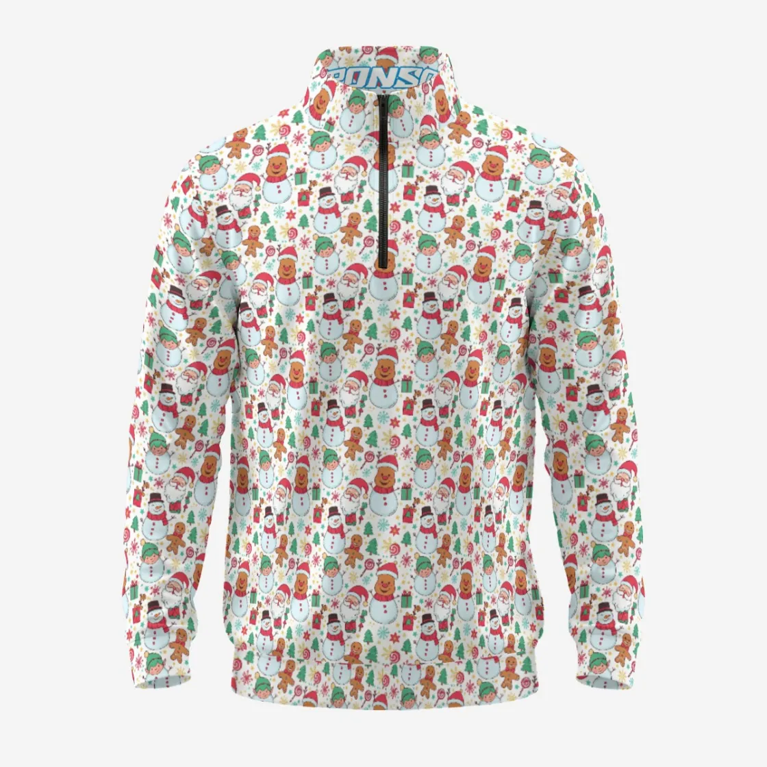 All-Over Print Men’S Half-Zip Pullover Sweatshirt