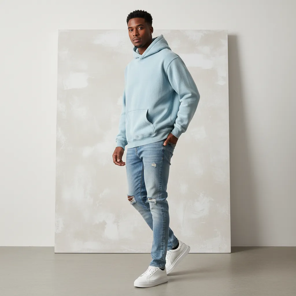 Men’s Fleece-Lined Vintage Wash Hoodie|355GSM DTG