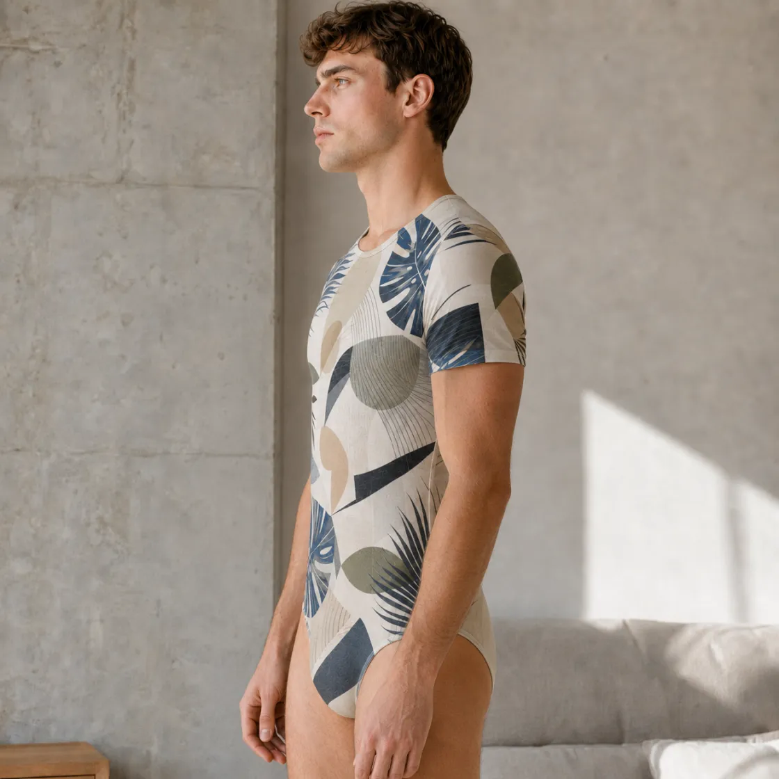 All-Over Print Men's Bodysuits