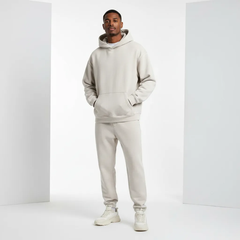 Men’s Fleece-Lined Vintage Wash Hoodie|355GSM DTF