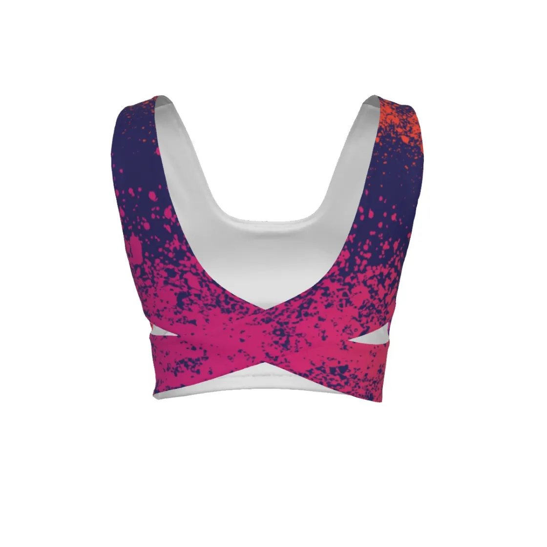 All-Over Print Women's Back Cross Sports Bra