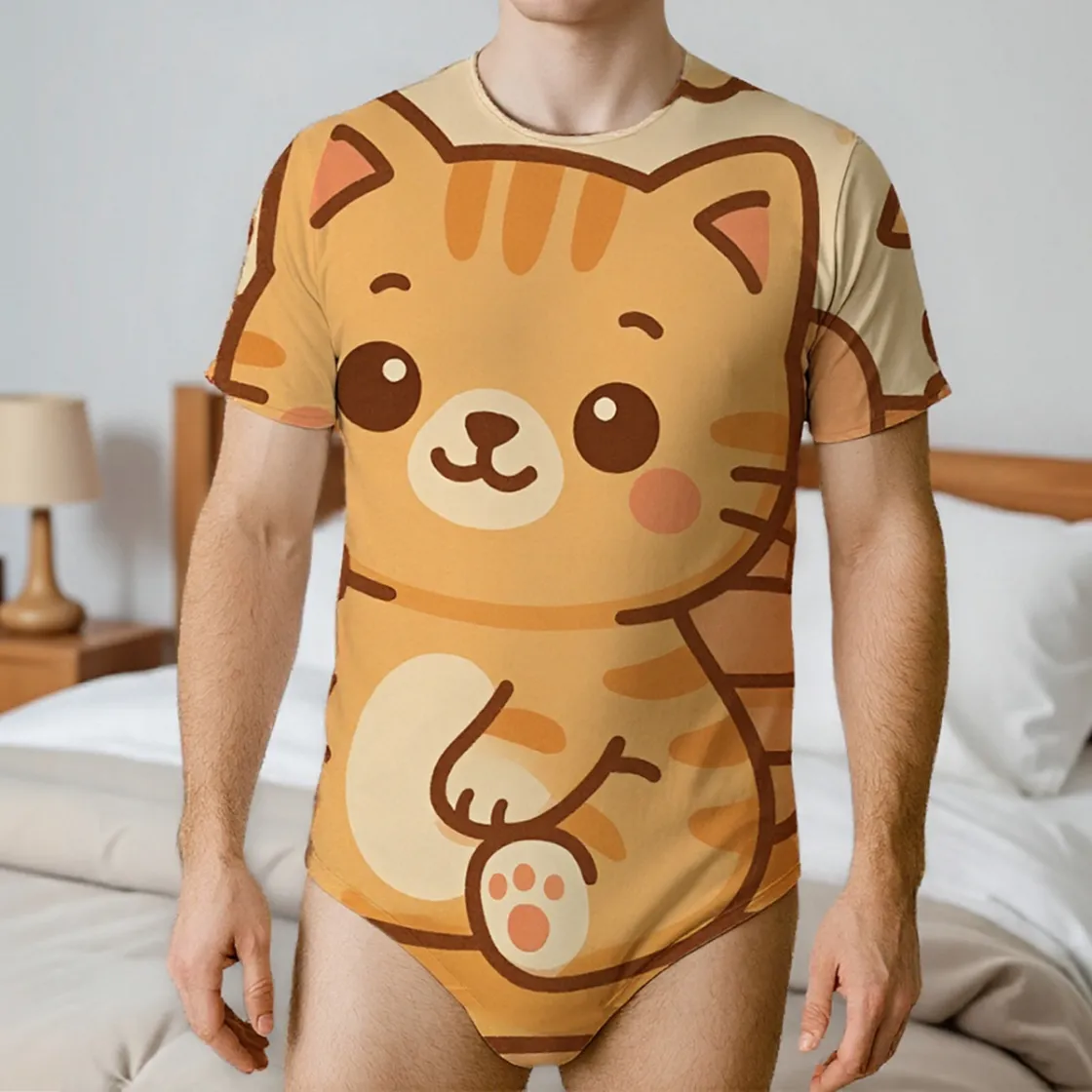 All-Over Print Men's Bodysuits
