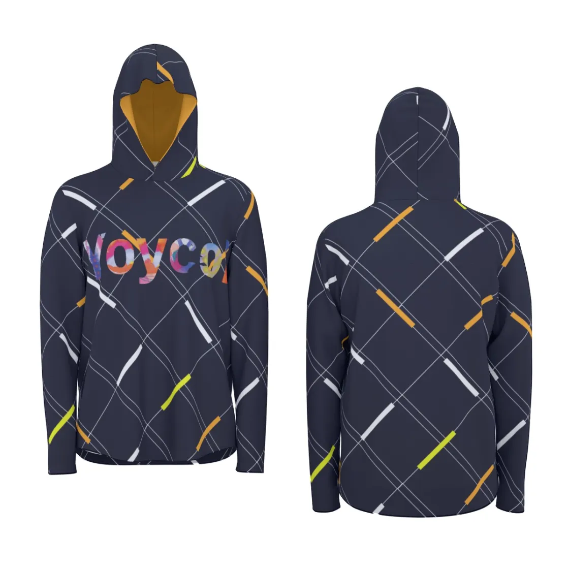 All-Over Print Men's Sunscreen  Sports Hoodie With Thumb Holes