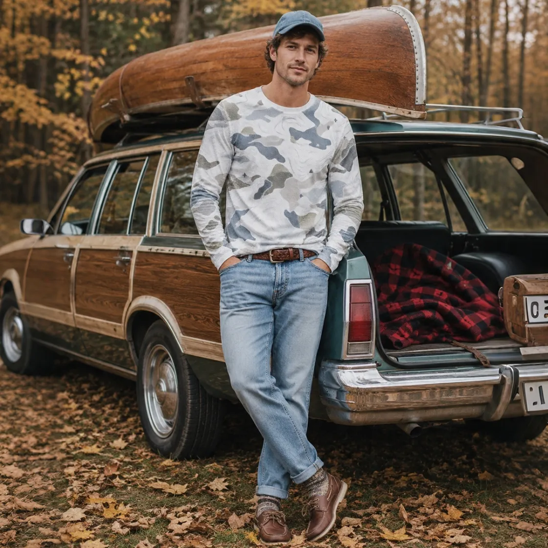All-Over Print Men's Long Sleeve T-Shirt|Bonded Seam