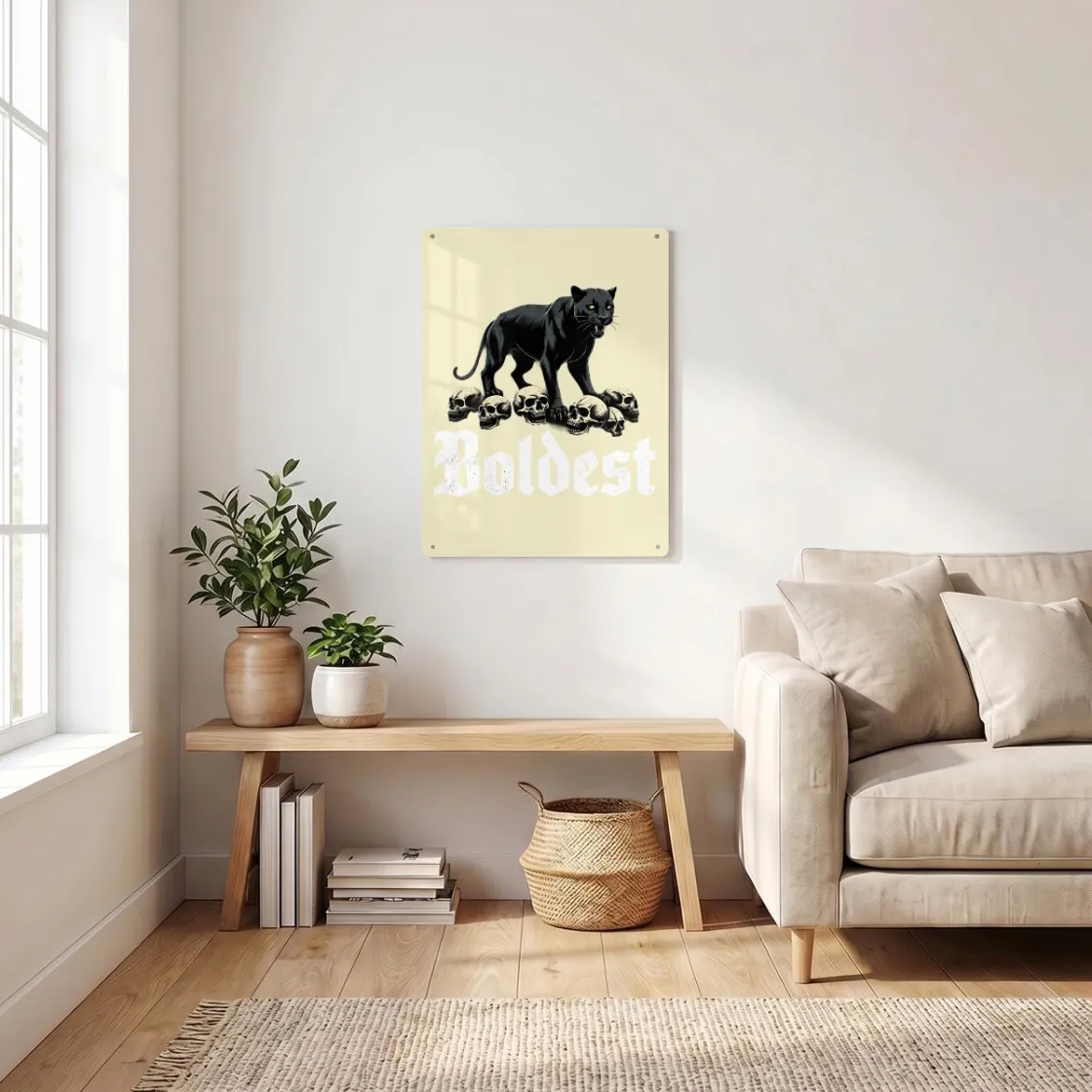 Thickend Rectangular Iron Wall Painting Printed in Canada