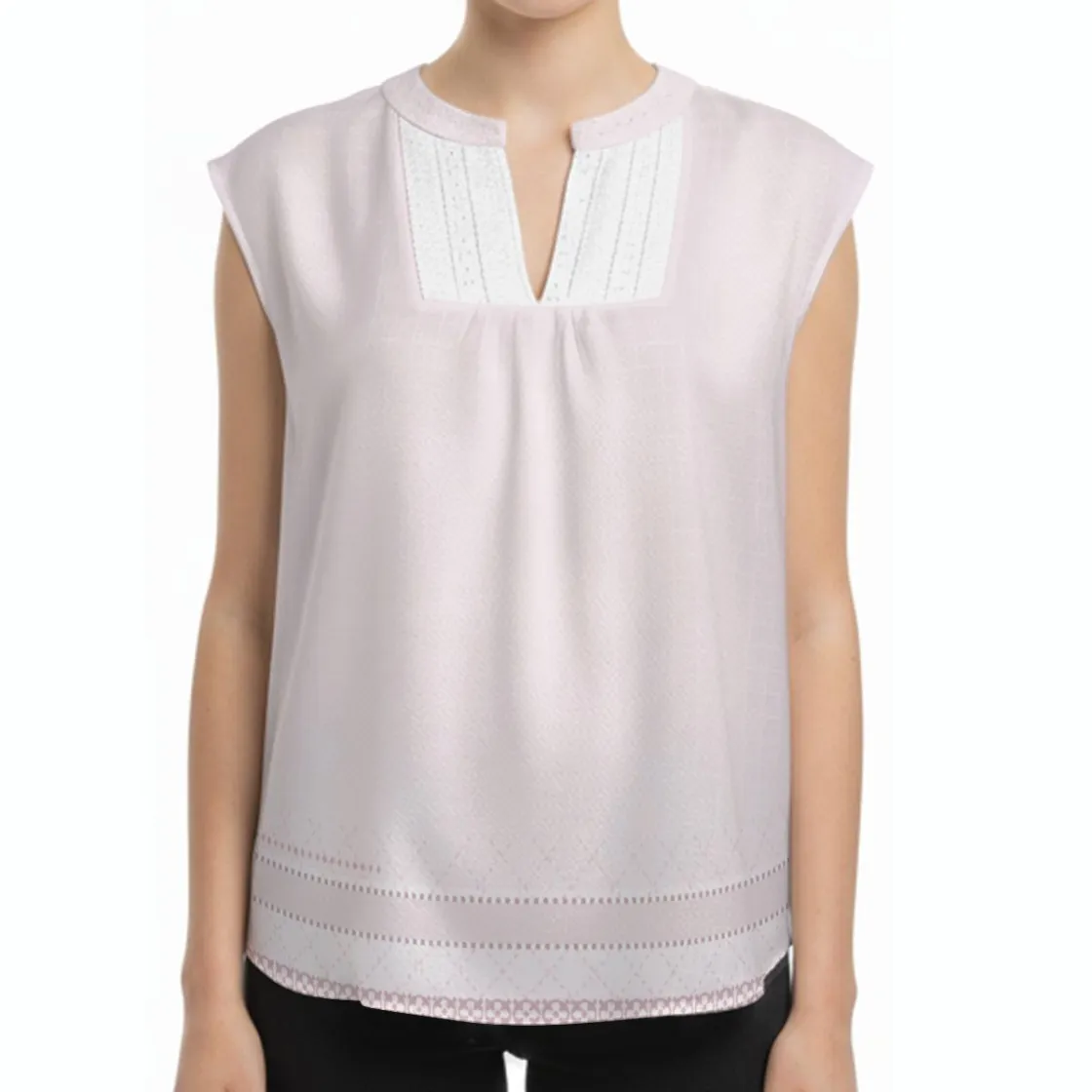 All-Over Print Women’s Sleeveless Blouse
