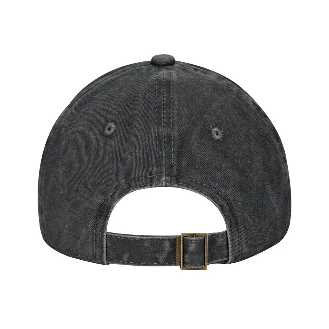 Adult Washed Denim Baseball Cap Printed in USA