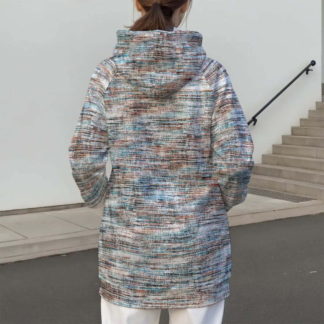 All-Over Print Women's Pullover Hoodie With Raglan Sleeve
