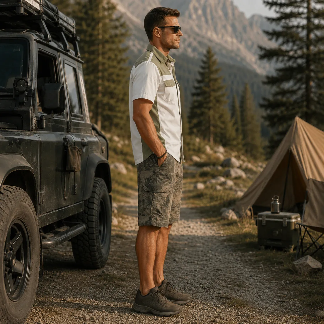All-Over Print Men's Cargo Shorts