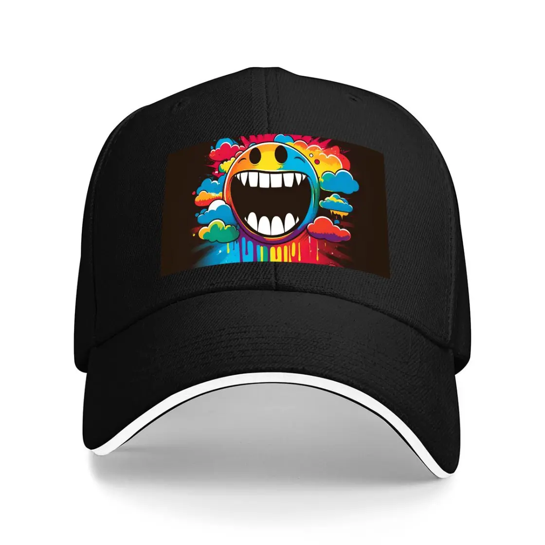 Sandwich Baseball Cap-6 Panels Printed in USA