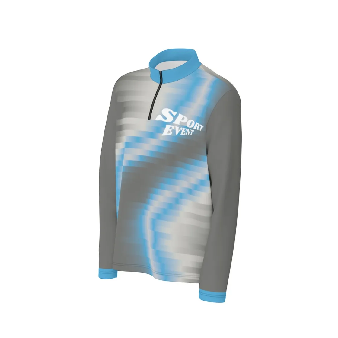 All-Over Print Men's Half Zip Pullover