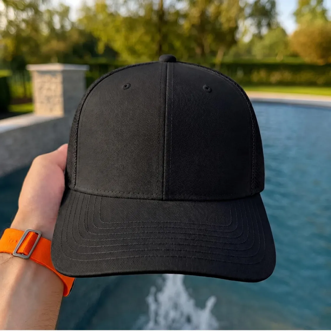 Embroidery Curved Mesh Cap For Golf