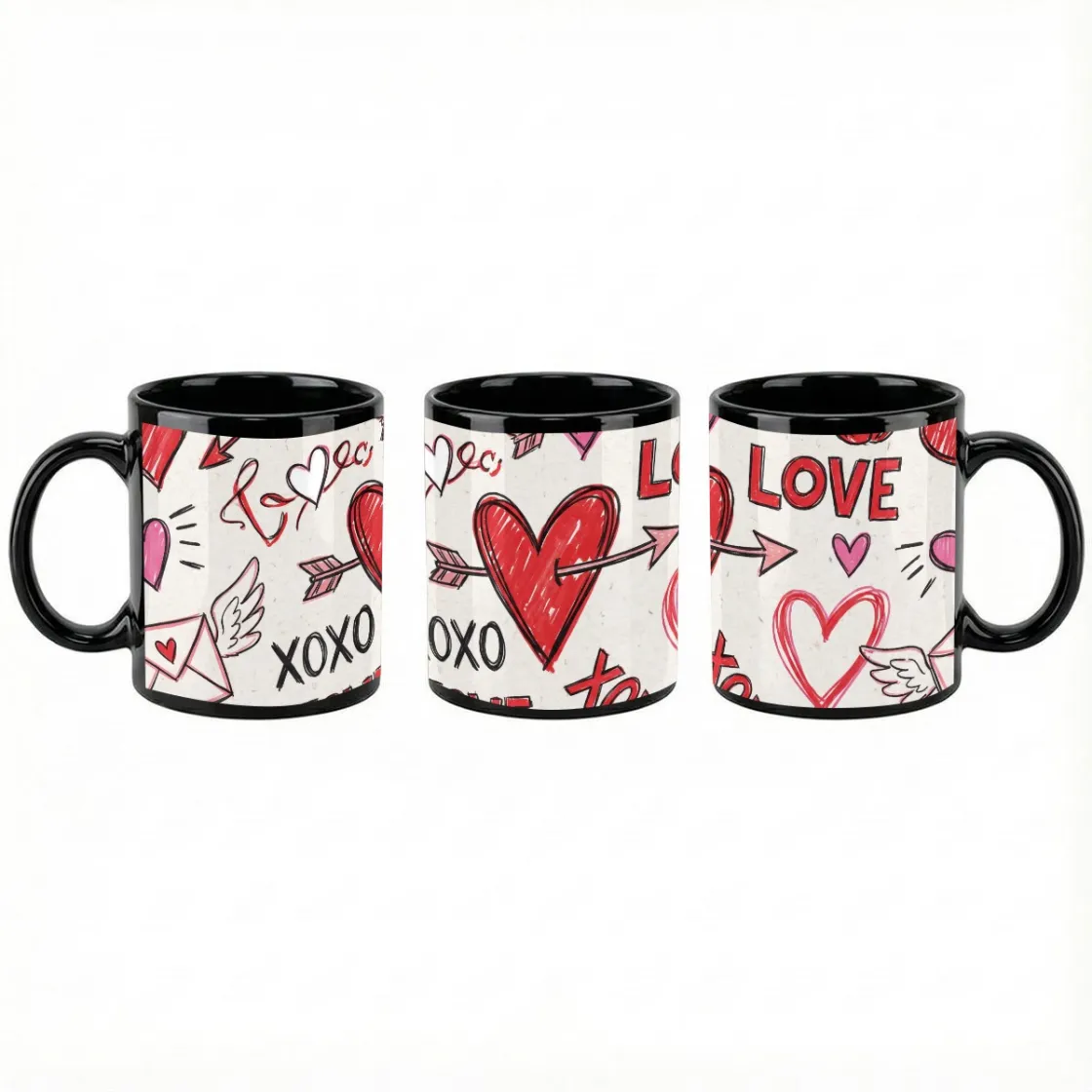 11oz Black Ceramic Mug