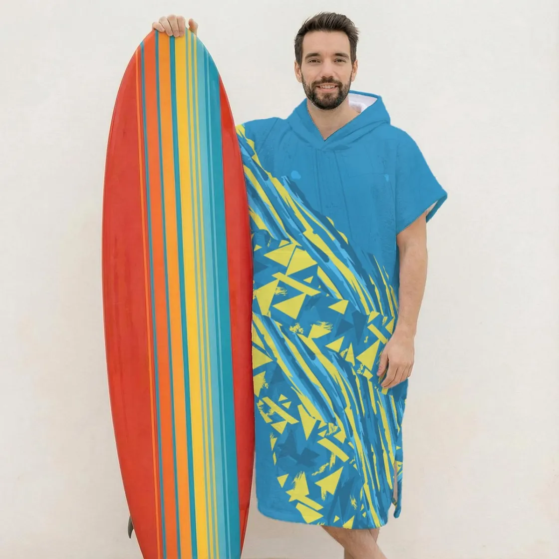 All-Over Print Surf Poncho Towel