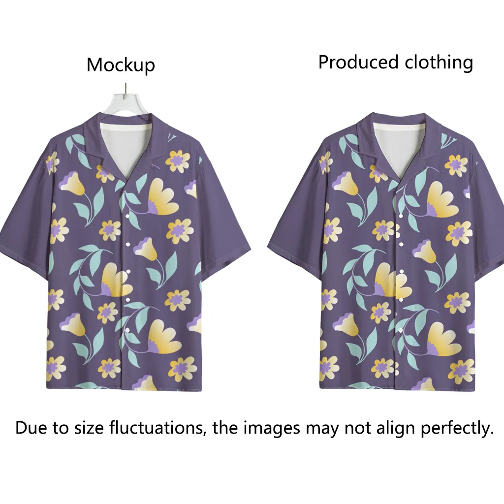 All-Over Print Men's Hawaiian Rayon Shirt | 115GSM Rayon
