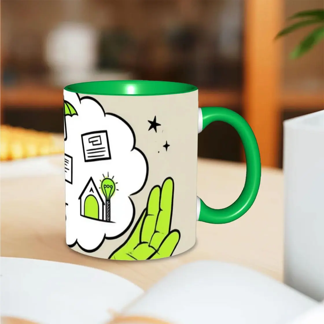 11oz Double Color Mug Printed in USA