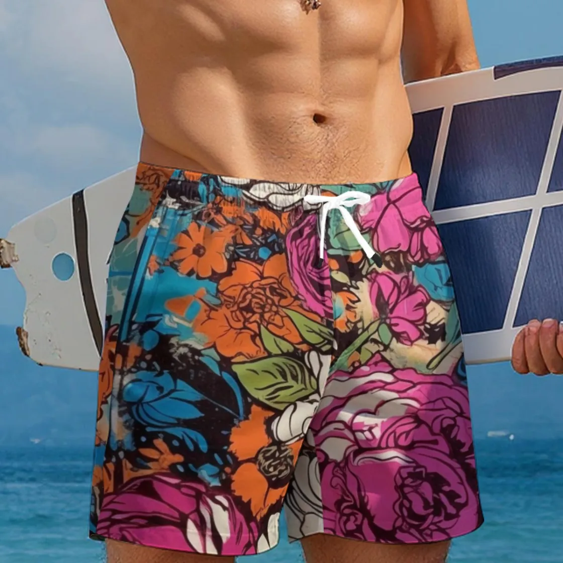 All-Over Print Men's Beach Shorts