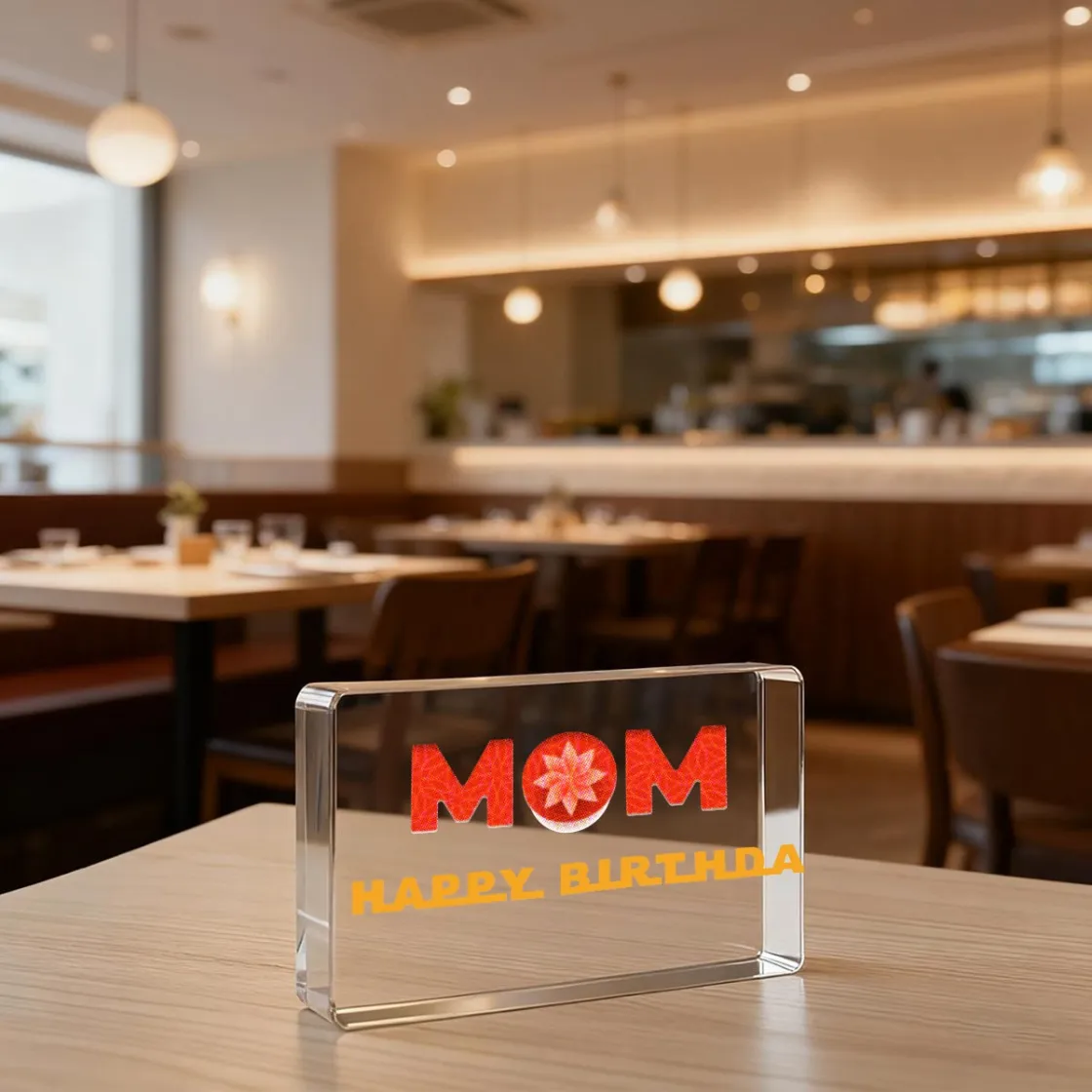 Simple rectangular acrylic plaque|Horizontal 3:2