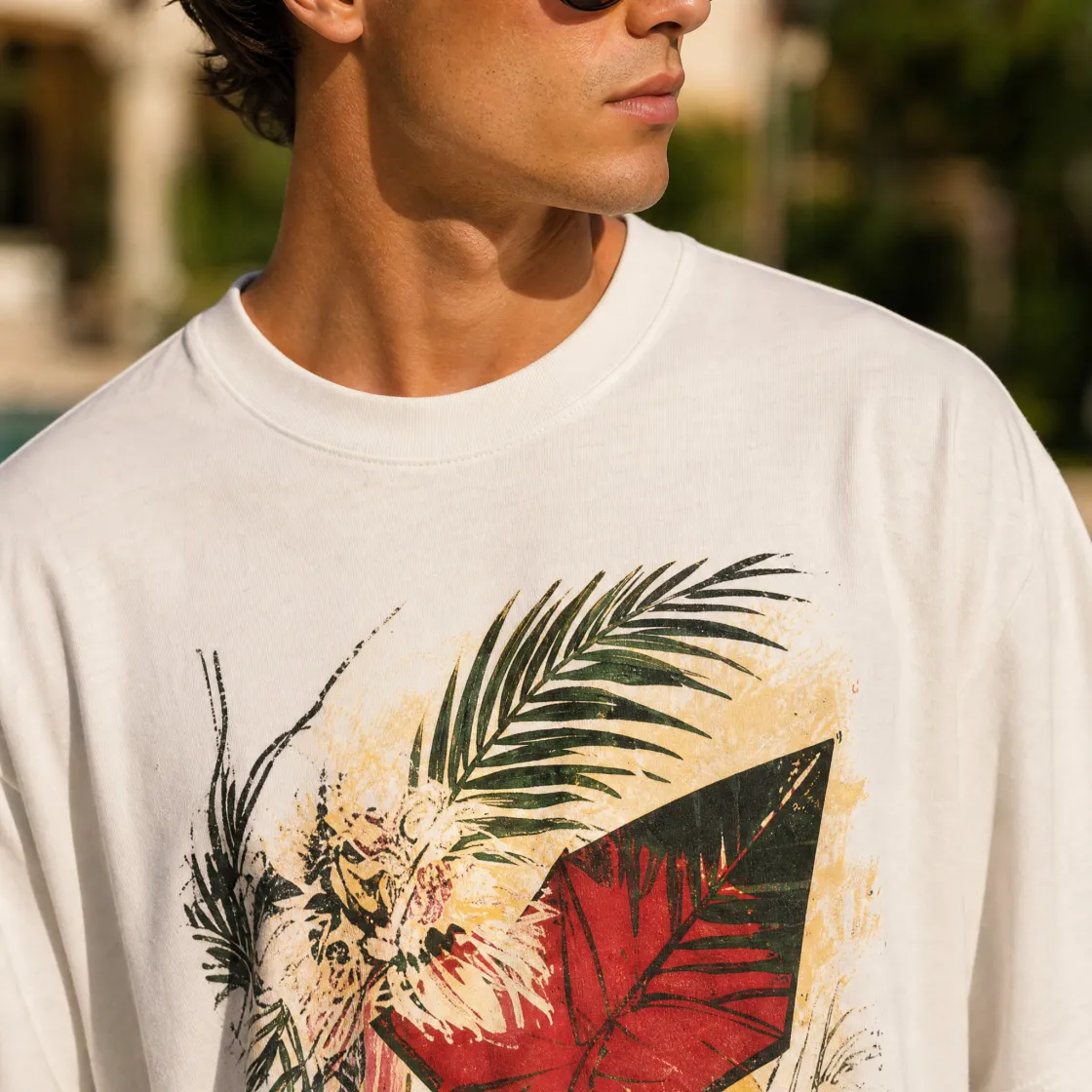 All-Over Print Men's Oversize Short Sleeve T-Shirt|180GSM COTTON