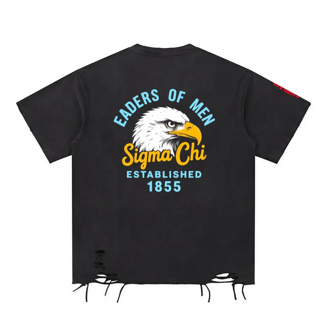 Men’s Distressed Washed Oversized T-Shirt|270GSM DTG