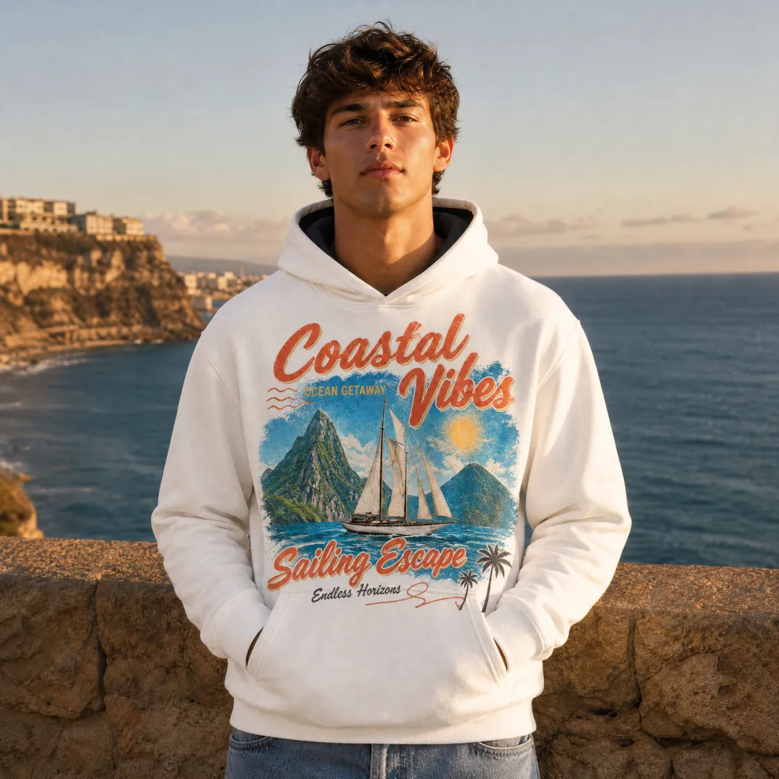 All-Over Print Men's Thicken Pullover Hoodie