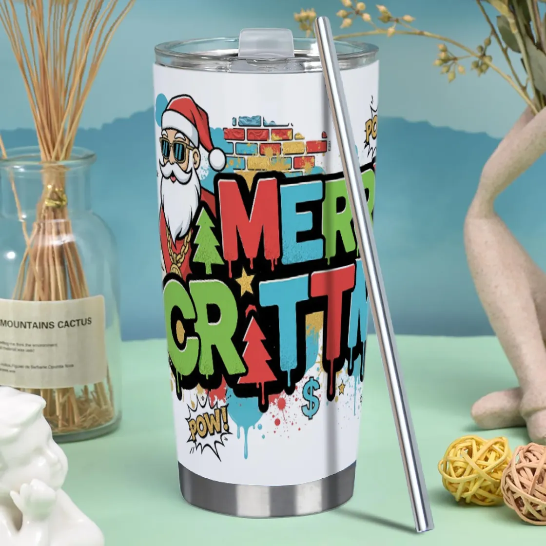 Tumbler 20oz (with Straw)