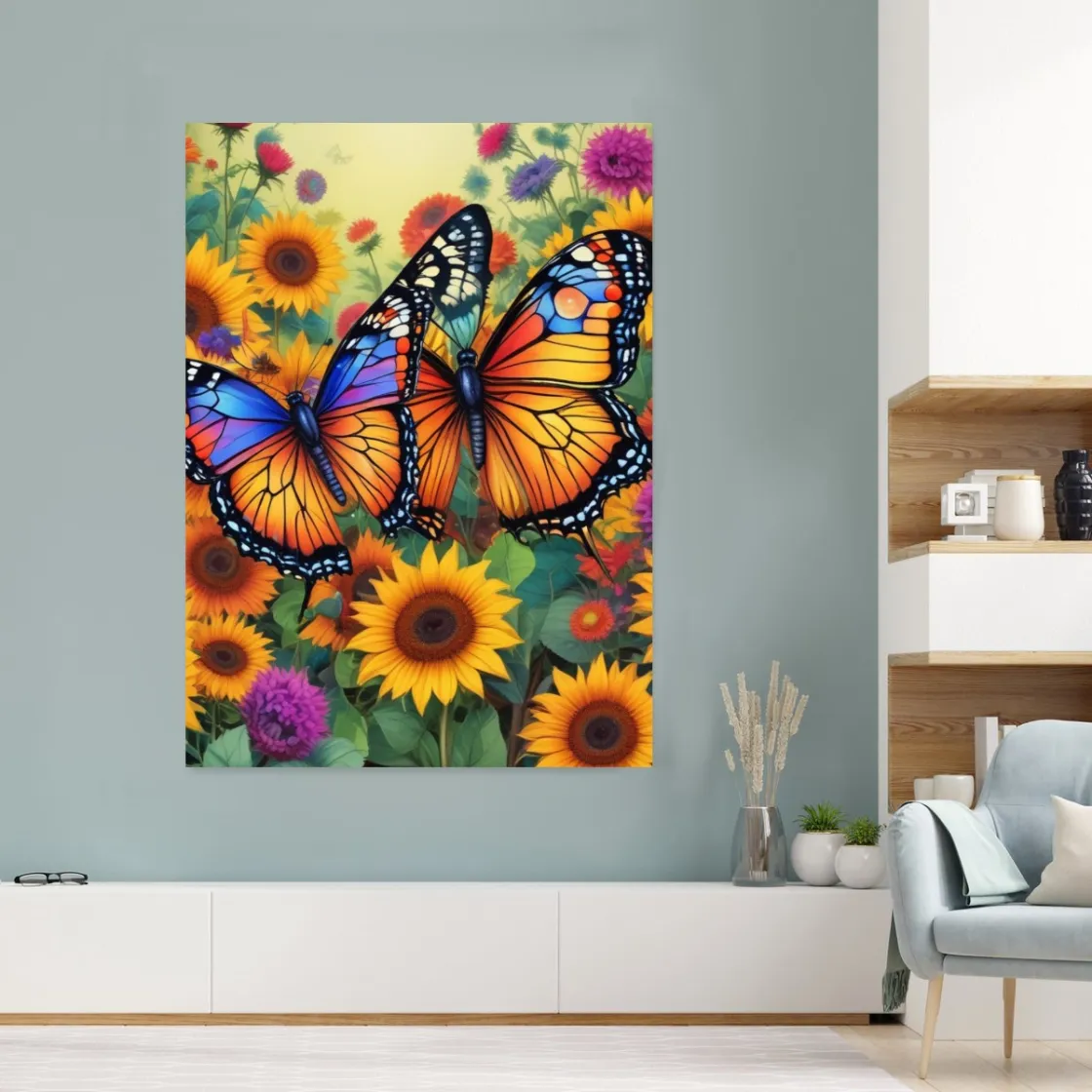 Framed Single-Piece Mural Printed in USA 3:4