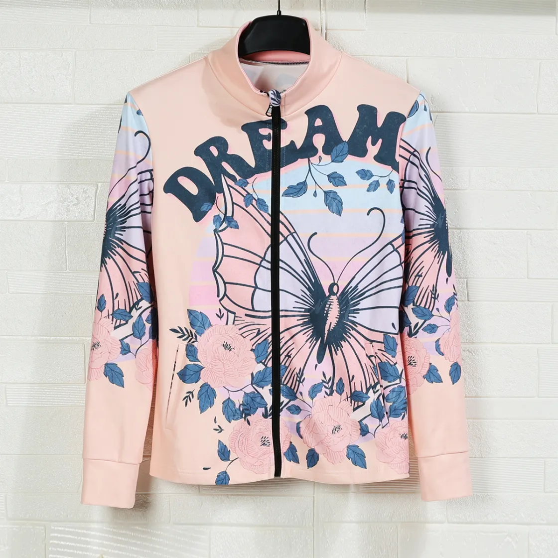 All-Over Print Women's Long Sleeve Thumbhole Jacket