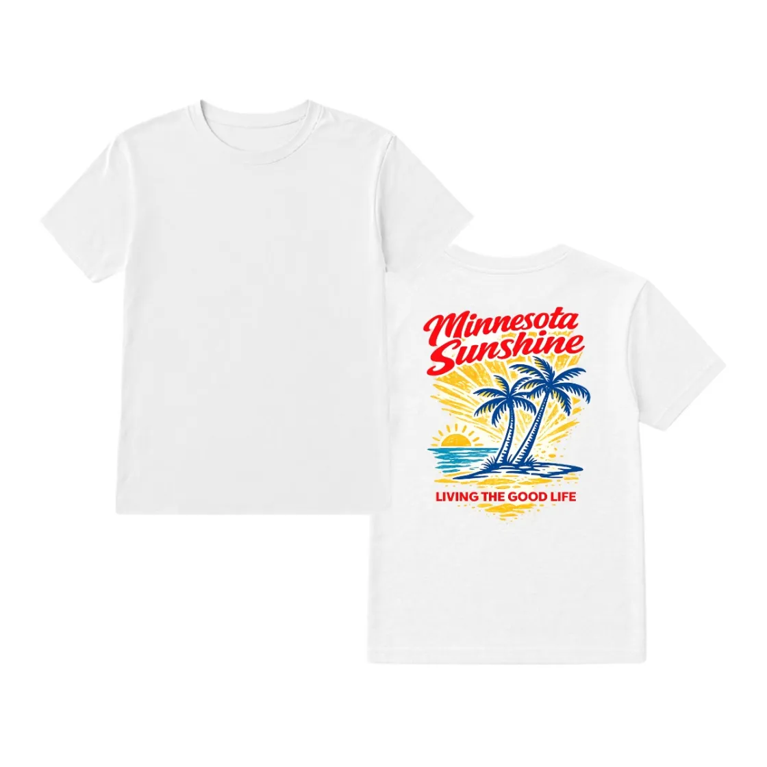 Unisex Heavyweight T-shirt Printed in USA|220GSM Cotton DTF Back
