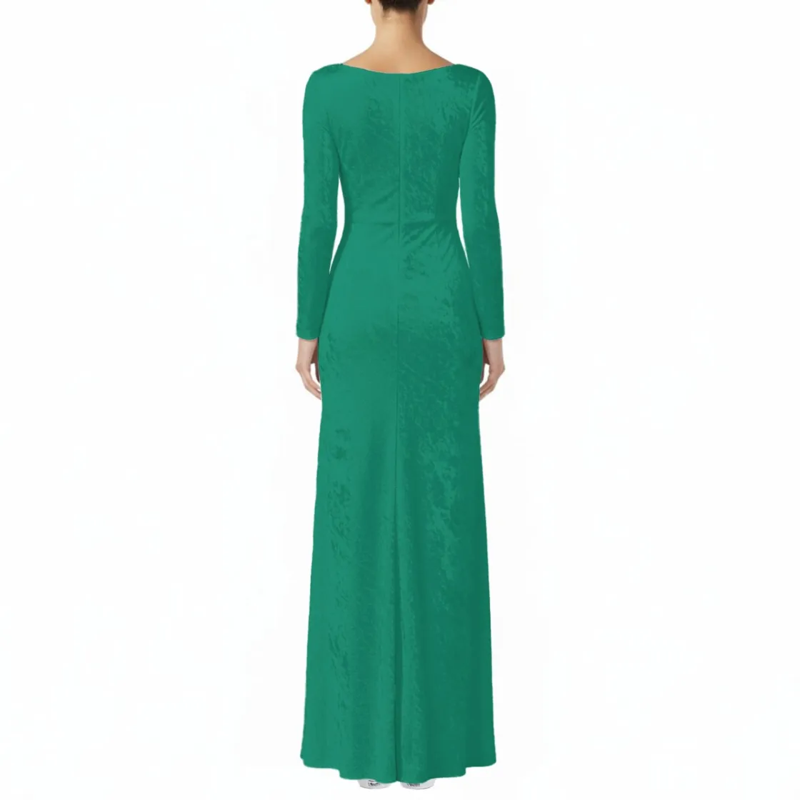 All-Over Print Women's Velvet Shine Maxi Dress