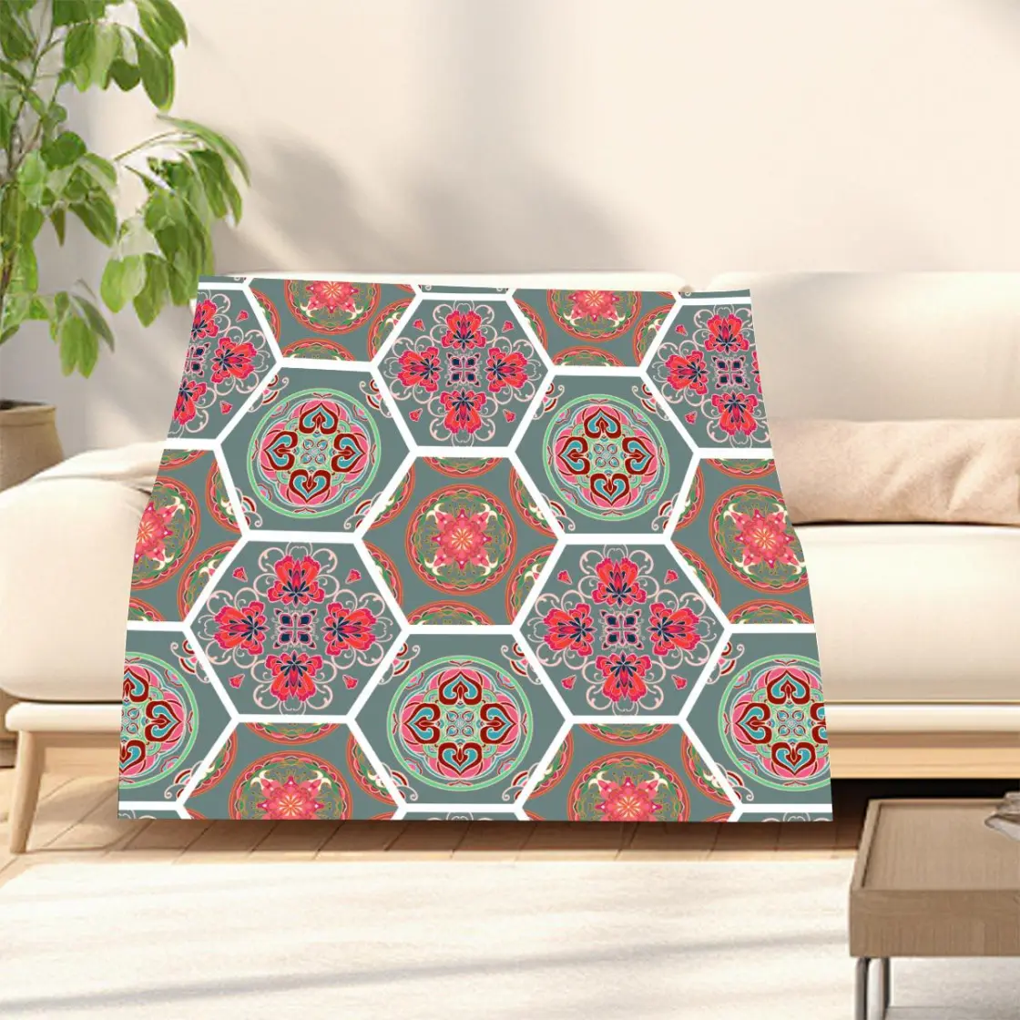 Flannel Blanket-Horizontal Printed in USA|280GSM