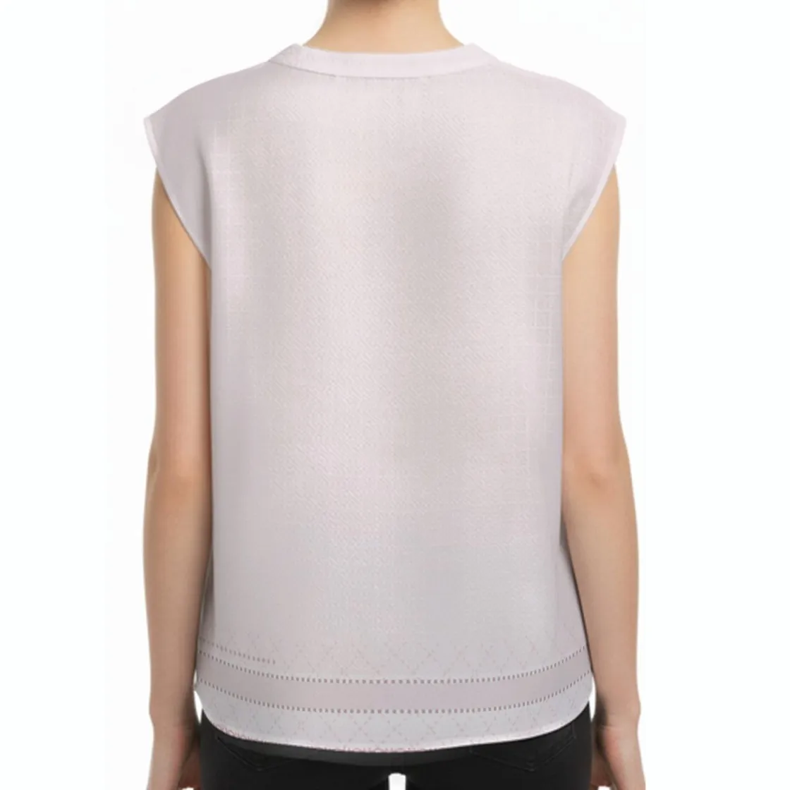 All-Over Print Women’s Sleeveless Blouse