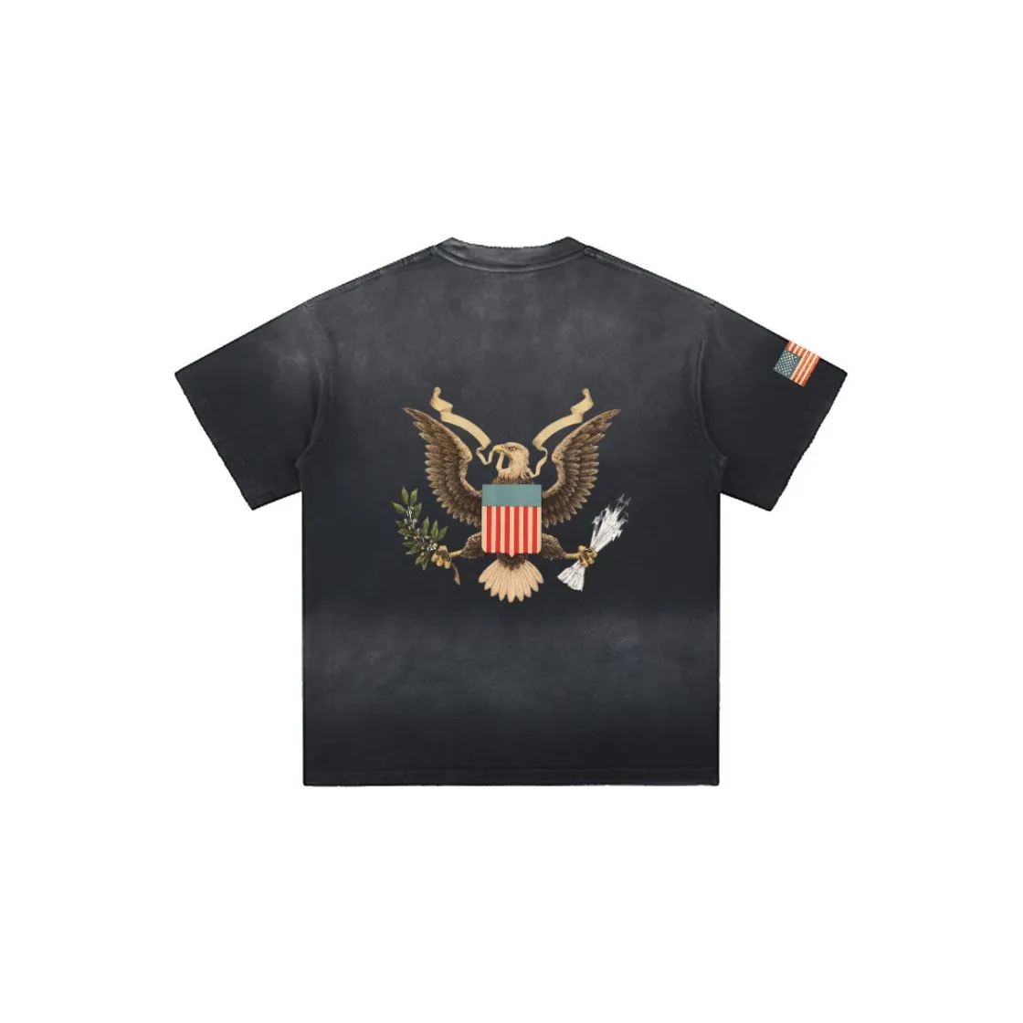 Men’s Distressed Washed Oversized T-Shirt|260GSM DTG