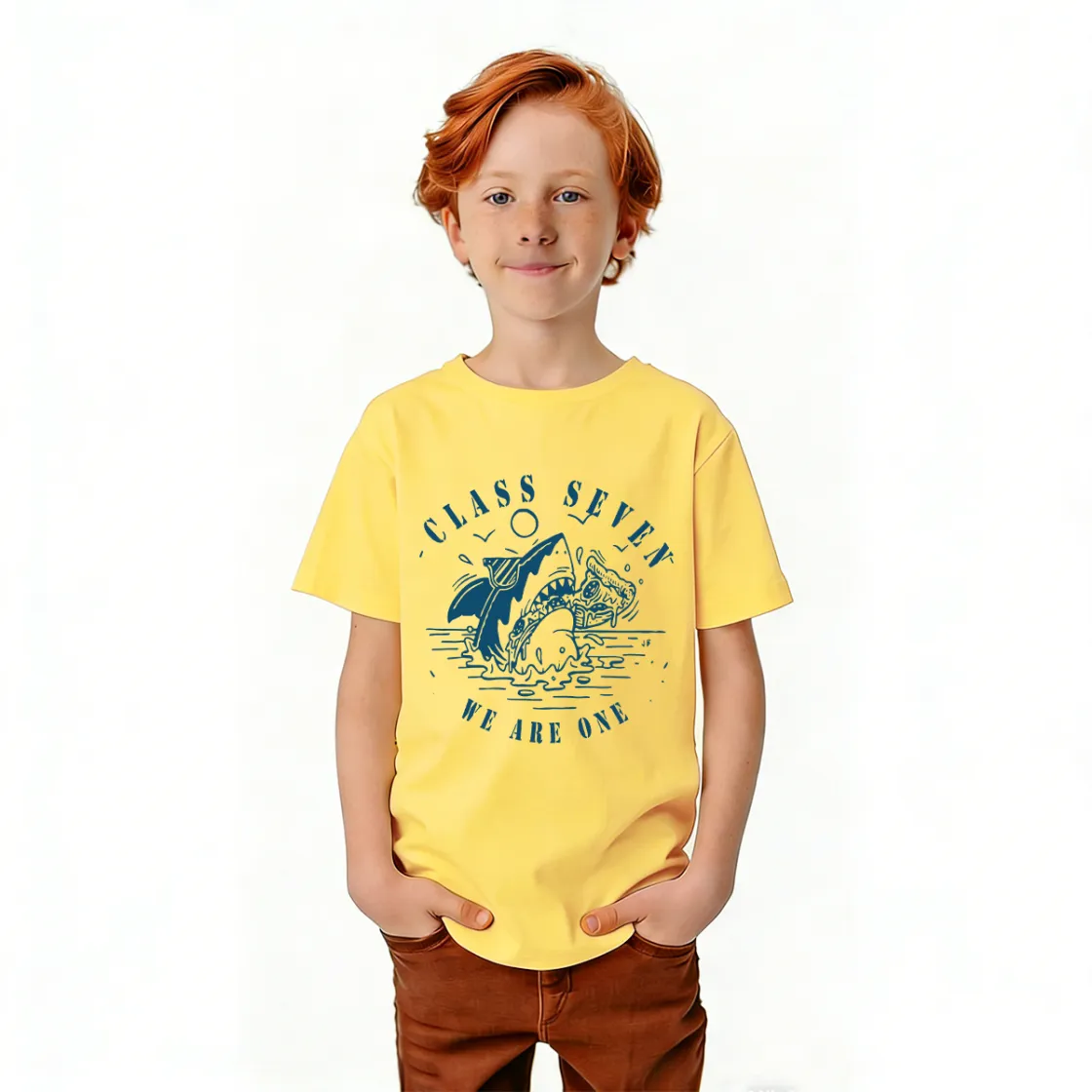 Kid's T Shirt Printed in USA|Gildan 5000B Front DTF