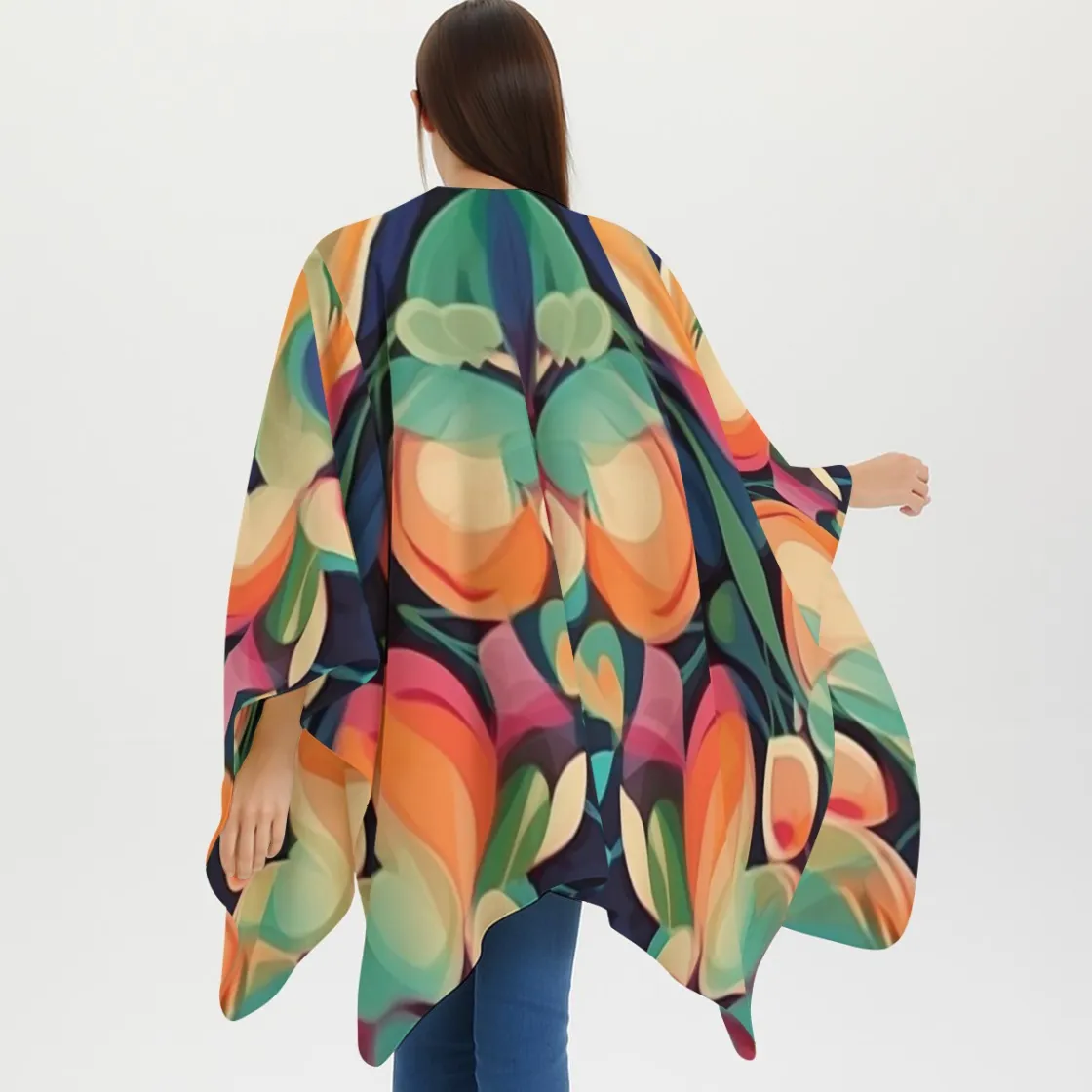 All-Over Print All-Season Soft Touch Shawl