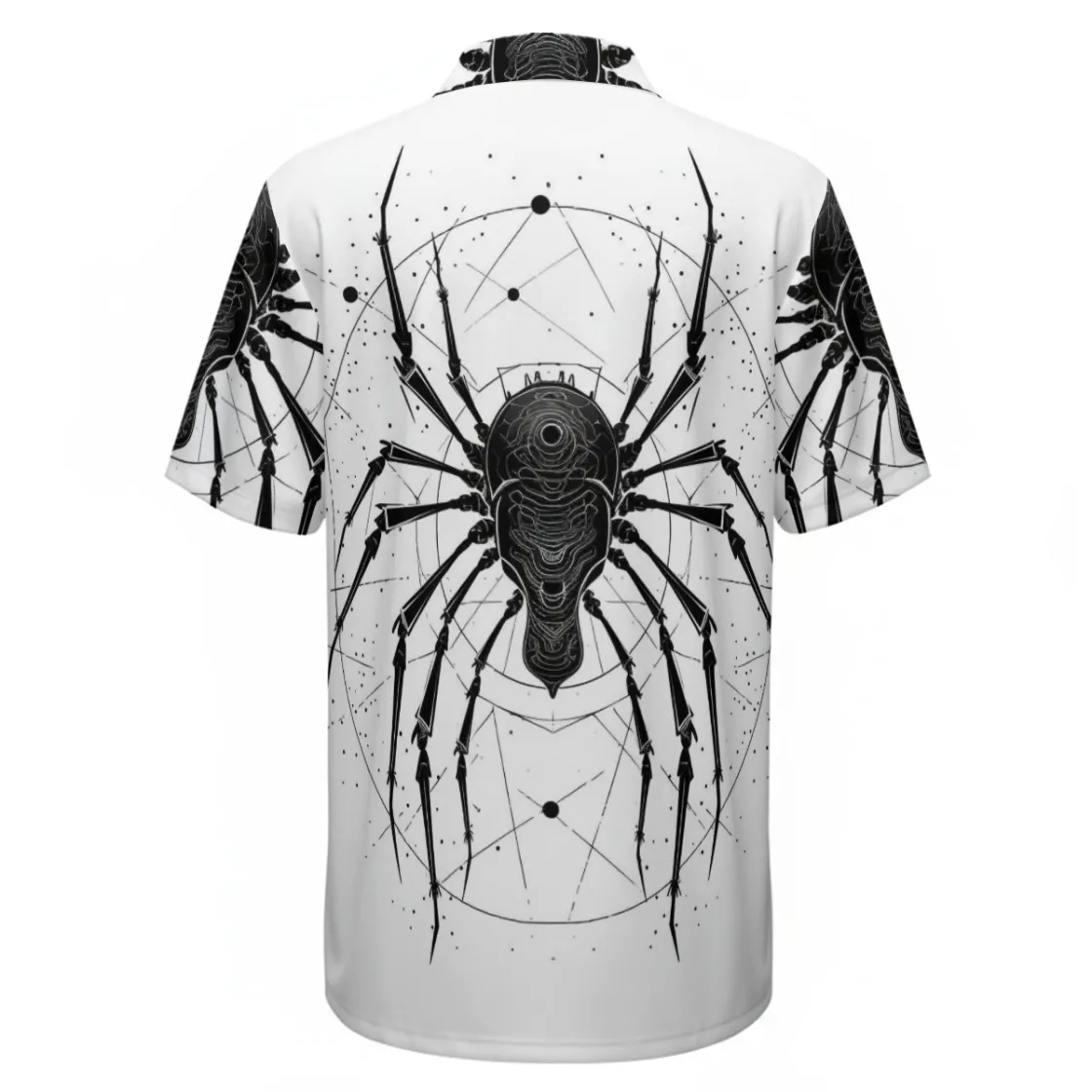 All-Over Print Men's Polo Shirt With Half-Zip|210GSM
