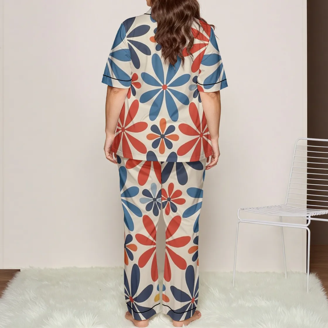 All-over print Women'S Trousers Pajamas Set