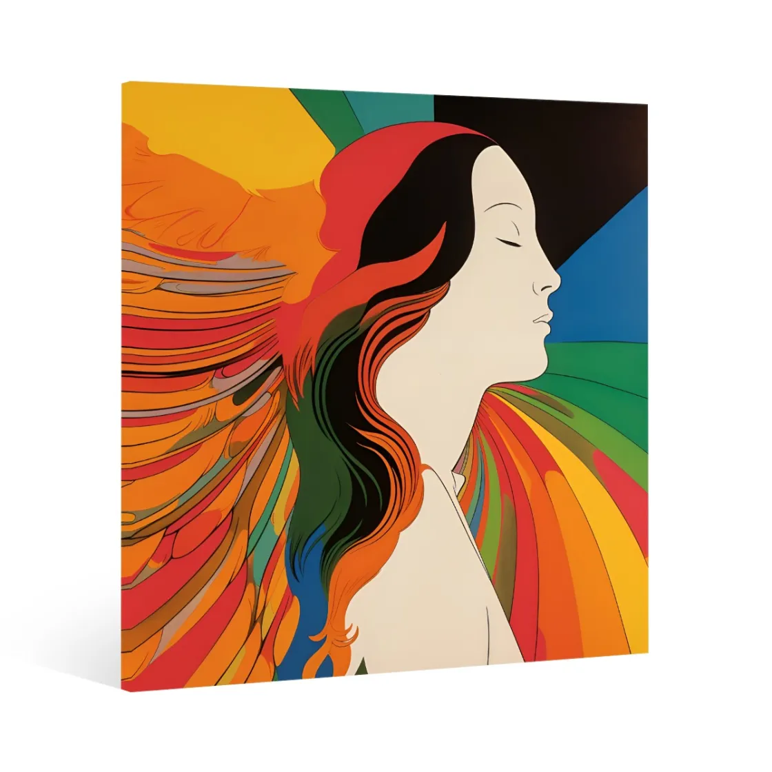 Framed Single-Piece Mural Printed in USA 1:1