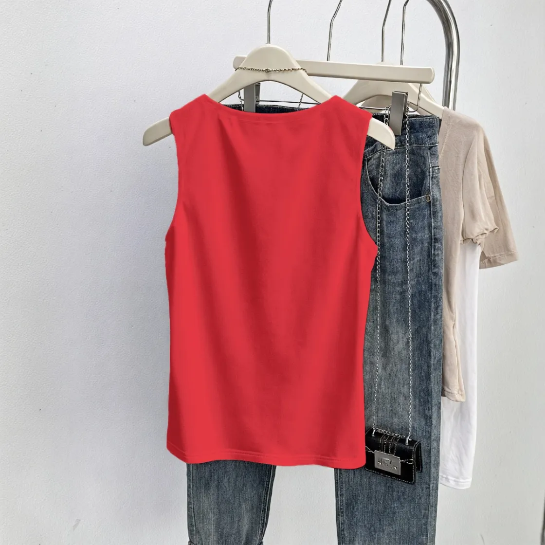 All-Over Print Women's sleeveless vest
