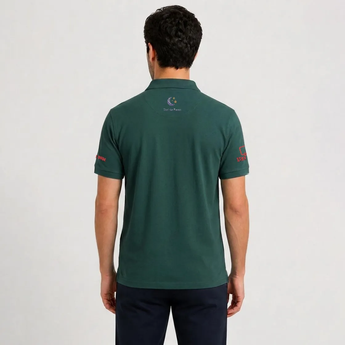 Men’s Heavyweight Cotton Polo Shirt|Embroidery