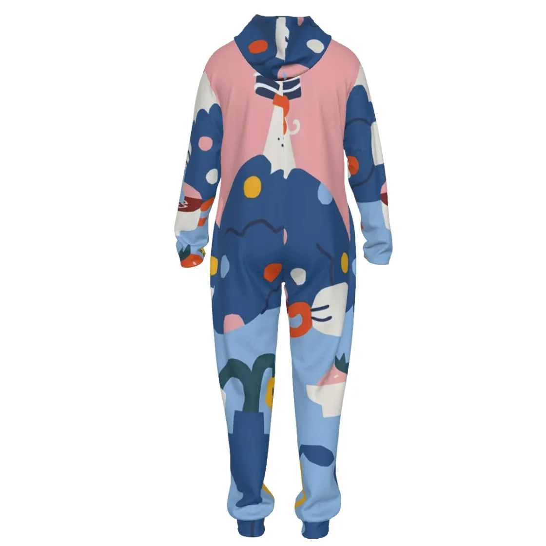 All-Over Print Unisex Thickened Home Jumpsuit