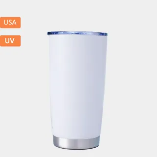 Custom 20OZ Tumbler With Sliding Lid Printed in USA